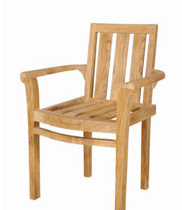 Classic Stackable Armchair CHS-011A (Fully Built, 4 Chairs)-0