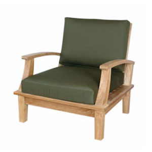 Anderson Teak Brianna Deep Seating Armchair + Cushion DS-101-0