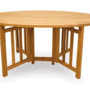 6 foot drop leaf teak table by Royal Teak Collection - DLT6-0