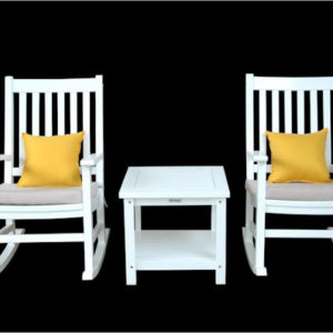 Bacelona Wood Rocking Chair Set Model: SET-202-0