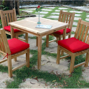 Anderson Teak Table w/ 4 Chairs - Set 25-0