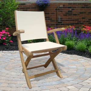 Sailmate Teak Folding Arm Chair by Royal Teak Collection-0